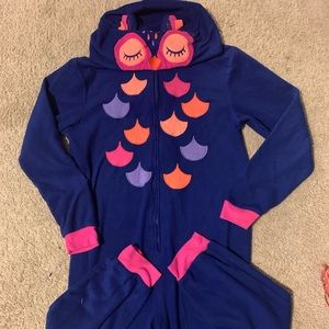 Navy/Pink Owl Onsie
